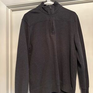 Arrow Men's Charcoal Zip-Up Sweater